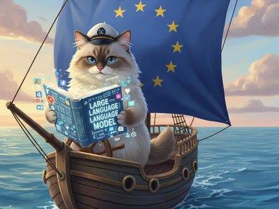 Cat on an EU ship holding an LLM with personal data