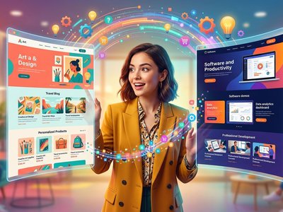Two interchangeable websites